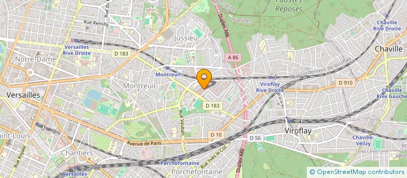 localisation de l'entreprise MADAME EMILIE PAILLET à VERSAILLES