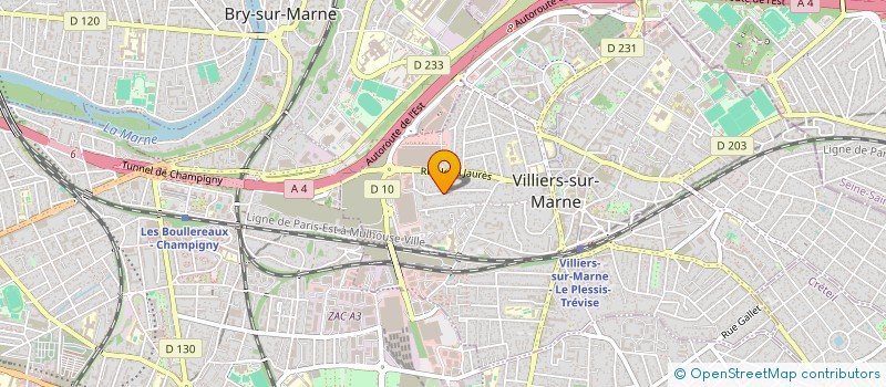 localisation de l'entreprise MADAME EMILIE PALLARD  VILLIERS-SUR-MARNE