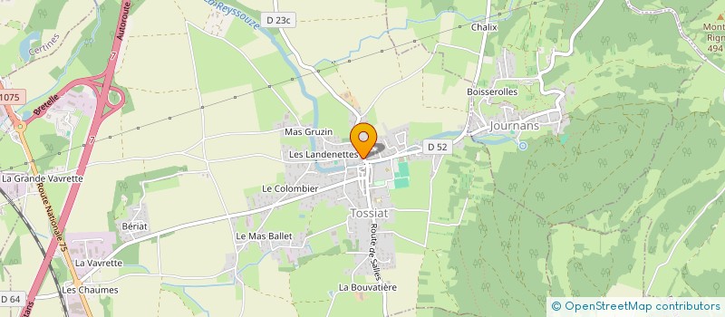 localisation de l'entreprise MADAME EMILIE PANAYE à TOSSIAT