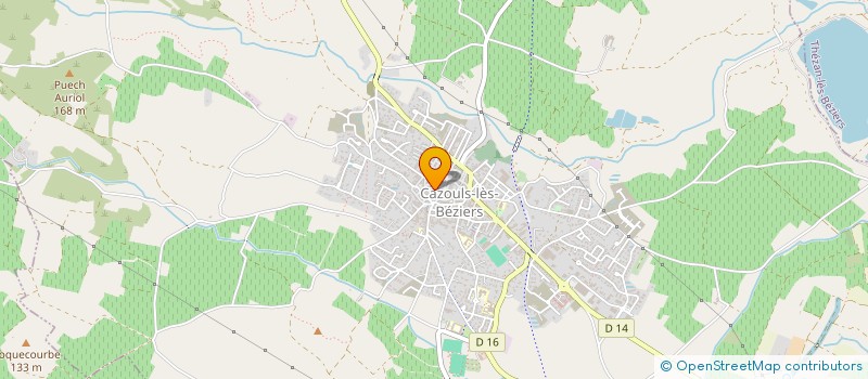 localisation de l'entreprise MADAME EMILIE PANEVEL à CAZOULS-LES-BEZIERS