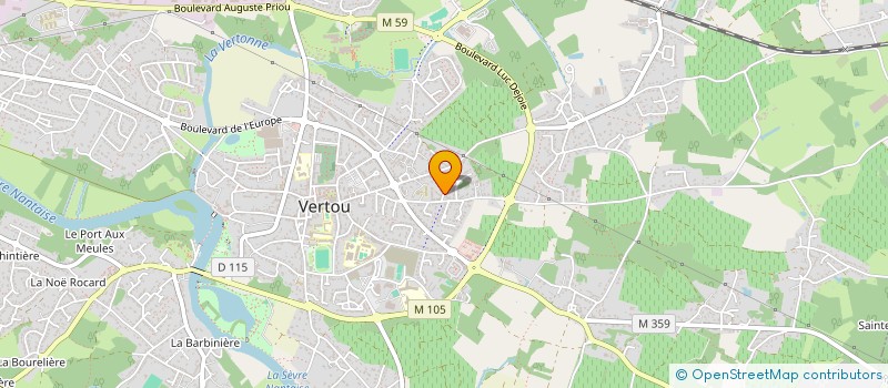 localisation de l'entreprise MADAME EMILIE PARAULT  VERTOU