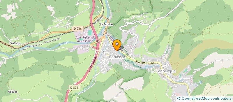 localisation de l'entreprise MADAME EMILIE PARAYRE  BANASSAC-CANILHAC