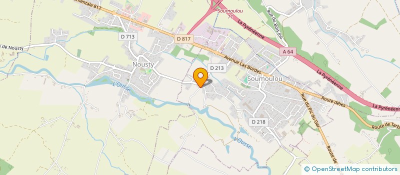 localisation de l'entreprise MADAME EMILIE PARDIES  SOUMOULOU