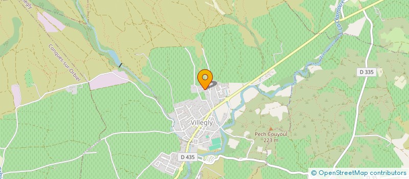 localisation de l'entreprise MADAME EMILIE PAREDES  VILLEGLY