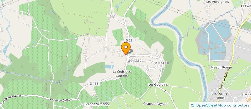 localisation de l'entreprise MADAME EMILIE PASQUIER  BONZAC