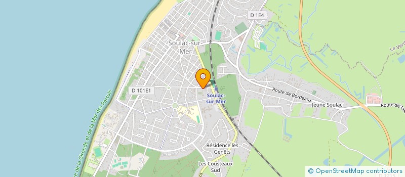 localisation de l'entreprise MADAME EMILIE PASZEK  SOULAC-SUR-MER