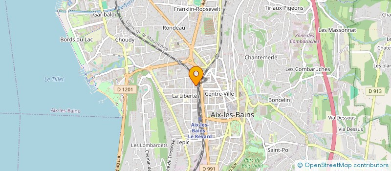 localisation de l'entreprise MADAME EMILIE PATTE à AIX-LES-BAINS