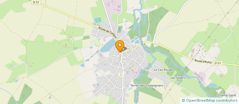 localisation de l'entreprise MADAME EMILIE PAUL à COULLONS
