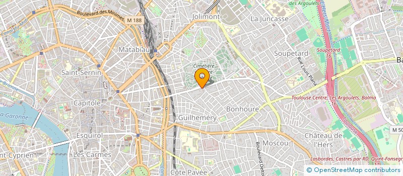 localisation de l'entreprise MADAME EMILIE PAYROS à TOULOUSE