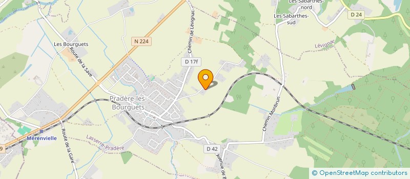 localisation de l'entreprise MADAME EMILIE PEARMAN WRIGHT  LASSERRE-PRADERE