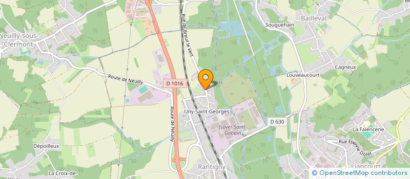 localisation de l'entreprise MADAME EMILIE PELAGE  RANTIGNY