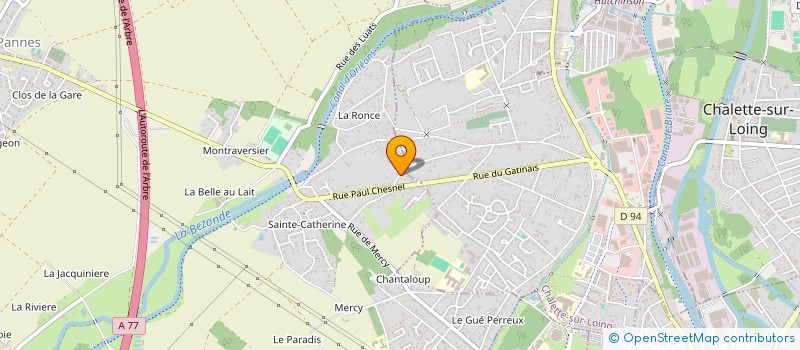 localisation de l'entreprise MADAME EMILIE PELLADE à PANNES