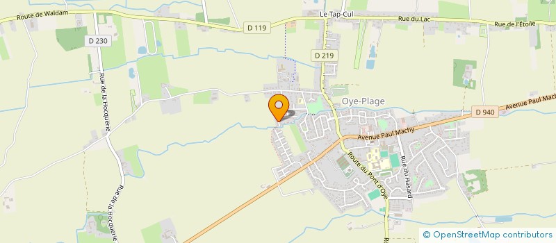 localisation de l'entreprise MADAME EMILIE PENET  OYE-PLAGE