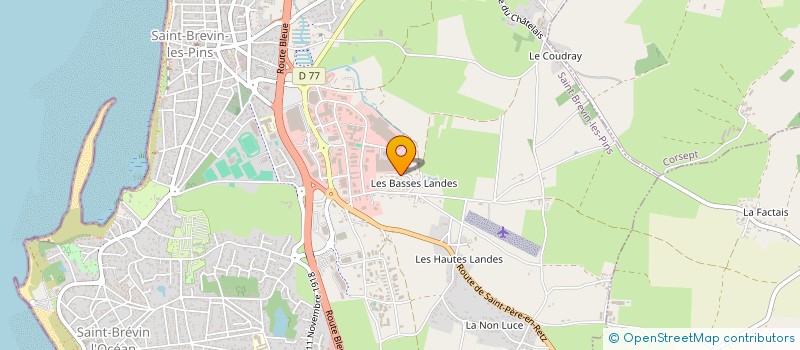 localisation de l'entreprise MADAME EMILIE PENNETIER à SAINT-BREVIN-LES-PINS