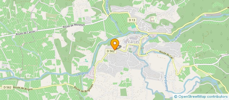 localisation de l'entreprise MADAME EMILIE PERRET  CARCES