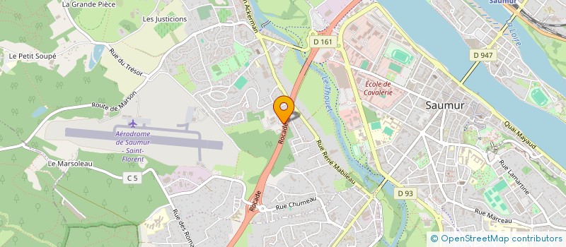localisation de l'entreprise MADAME EMILIE PERRET  SAUMUR