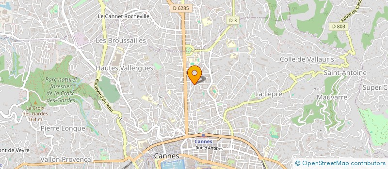 localisation de l'entreprise MADAME EMILIE PERRIN  CANNES