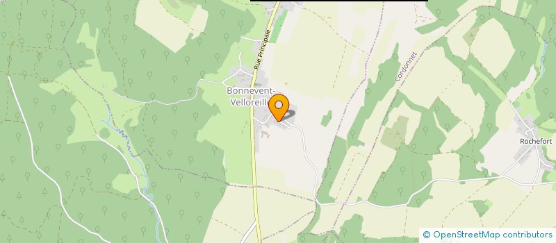 localisation de l'entreprise MADAME EMILIE PERROT  BONNEVENT-VELLOREILLE