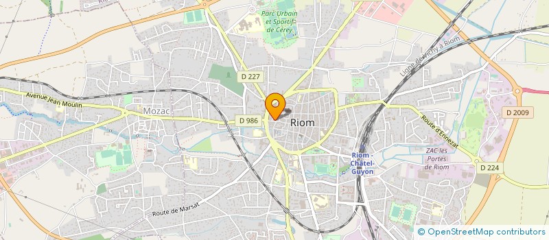 localisation de l'entreprise MADAME EMILIE PETEUIL  RIOM