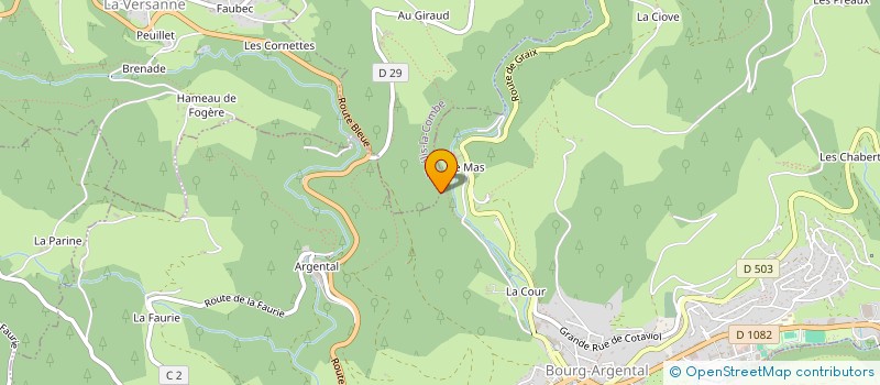 localisation de l'entreprise MADAME EMILIE PETIT  BOURG-ARGENTAL