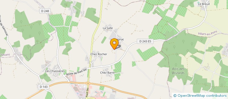 localisation de l'entreprise MADAME EMILIE PETIT  GEMOZAC