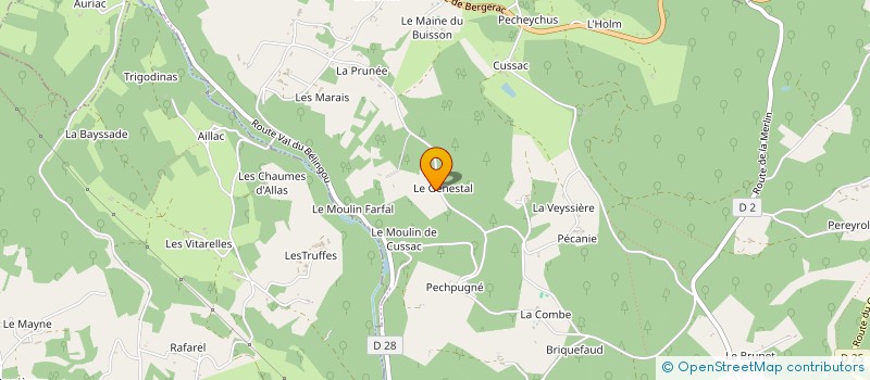 localisation de l'entreprise MADAME EMILIE PEYTAVY  LE BUISSON-DE-CADOUIN