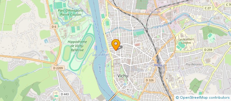 localisation de l'entreprise MADAME EMILIE PHILIPPON à VICHY
