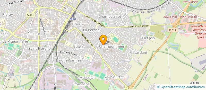 localisation de l'entreprise MADAME EMILIE PICARD  NIORT