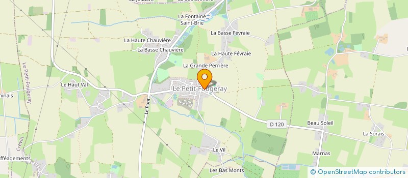 localisation de l'entreprise MADAME EMILIE PICHON  LE PETIT-FOUGERAY