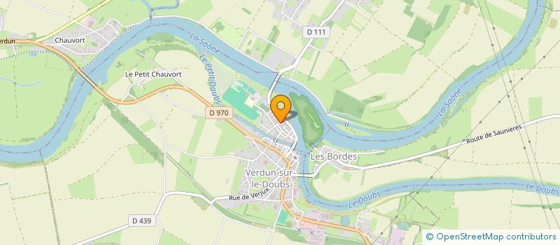 localisation de l'entreprise MADAME EMILIE PICHON à VERDUN-SUR-LE-DOUBS