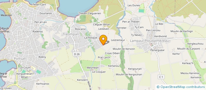 localisation de l'entreprise MADAME EMILIE PIDANCIER  PLOUDALMEZEAU