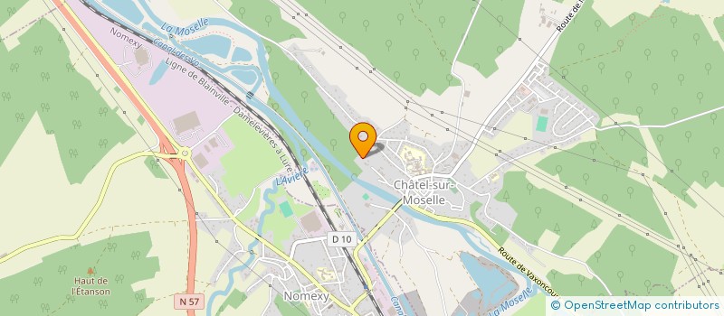 localisation de l'entreprise MADAME EMILIE PIERRE  CHATEL-SUR-MOSELLE
