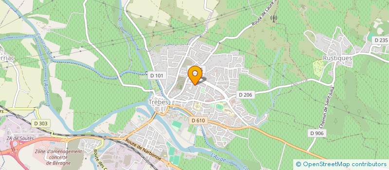 localisation de l'entreprise MADAME EMILIE PILLOT  TREBES