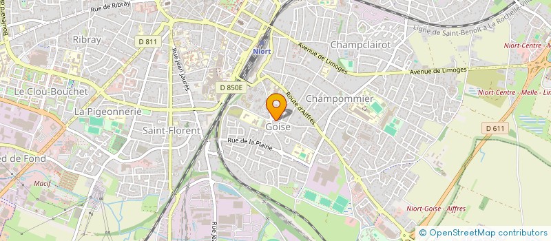 localisation de l'entreprise MADAME EMILIE PIN à NIORT