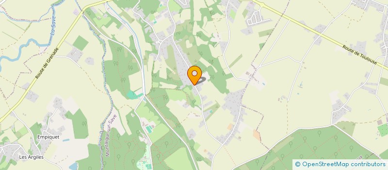 localisation de l'entreprise MADAME EMILIE PINCHARD  MONTAIGUT-SUR-SAVE