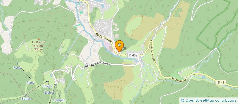 localisation de l'entreprise MADAME EMILIE PINEAU  SAULXURES-SUR-MOSELOTTE