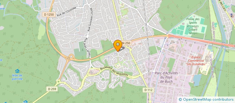 localisation de l'entreprise MADAME EMILIE PINEL  LA TESTE-DE-BUCH