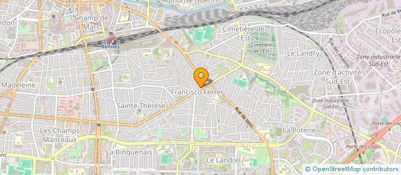 localisation de l'entreprise MADAME EMILIE PIPARD  RENNES