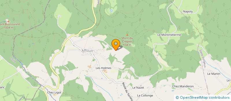 localisation de l'entreprise MADAME EMILIE PIQUET  AFFOUX