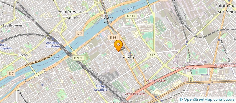 localisation de l'entreprise MADAME EMILIE PIRAT à CLICHY