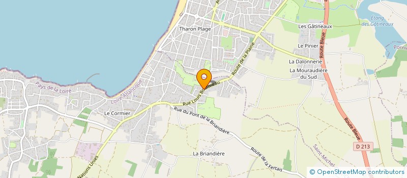 localisation de l'entreprise MADAME EMILIE PIVETEAU à LA PLAINE-SUR-MER