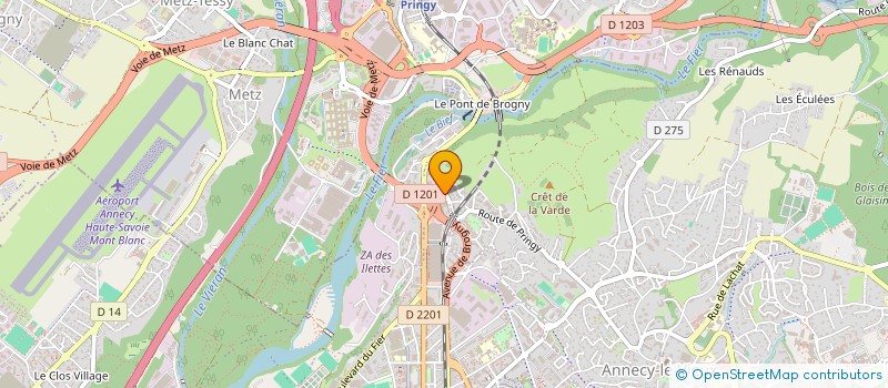 localisation de l'entreprise MADAME EMILIE PLANCHIN à ANNECY