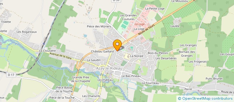localisation de l'entreprise MADAME EMILIE PLESSIS  AZAY-LE-RIDEAU