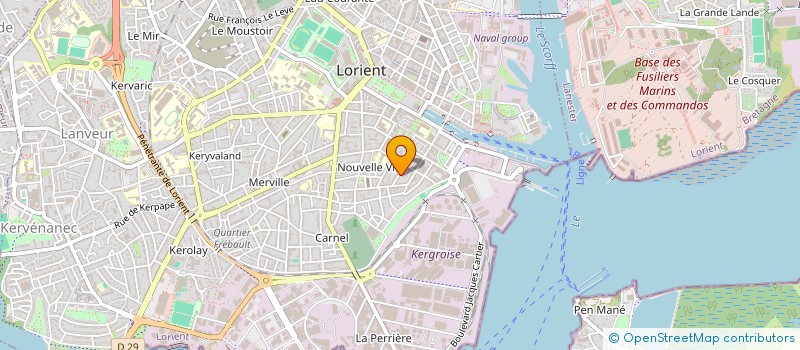 localisation de l'entreprise MADAME EMILIE PLOTEAU  LORIENT