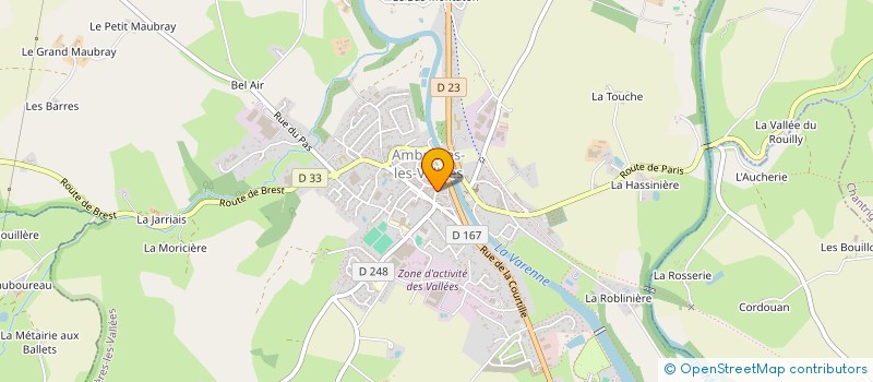 localisation de l'entreprise MADAME EMILIE POISSON  AMBRIERES-LES-VALLEES