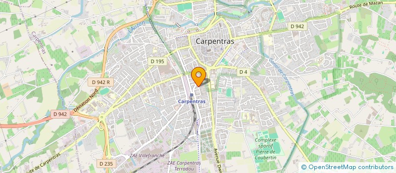 localisation de l'entreprise MADAME EMILIE PONS à CARPENTRAS