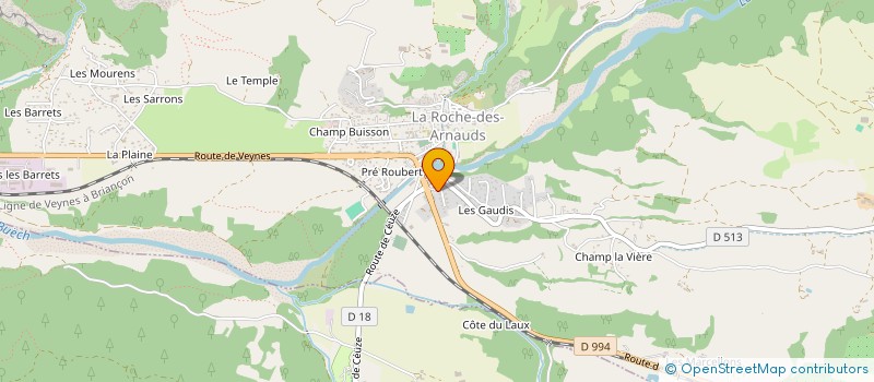 localisation de l'entreprise MADAME EMILIE PONS  LA ROCHE-DES-ARNAUDS