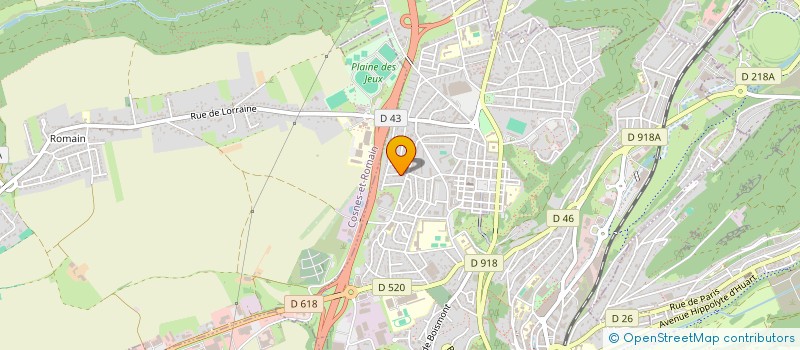 localisation de l'entreprise MADAME EMILIE PONSART à LONGWY