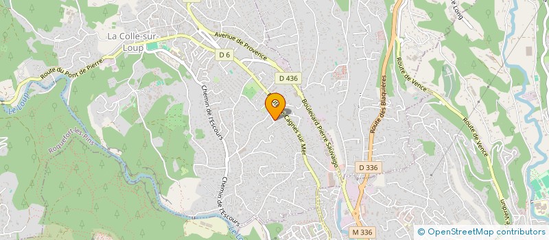 localisation de l'entreprise MADAME EMILIE PORATI  LA COLLE-SUR-LOUP