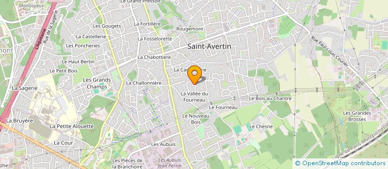 localisation de l'entreprise MADAME EMILIE POSTEC  SAINT-AVERTIN